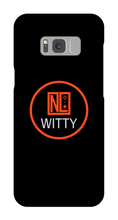 NLWITTY Circle Logo Samsung Phone Case - Black