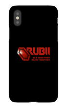 Rubii iPhone Phone Cases (red logo)