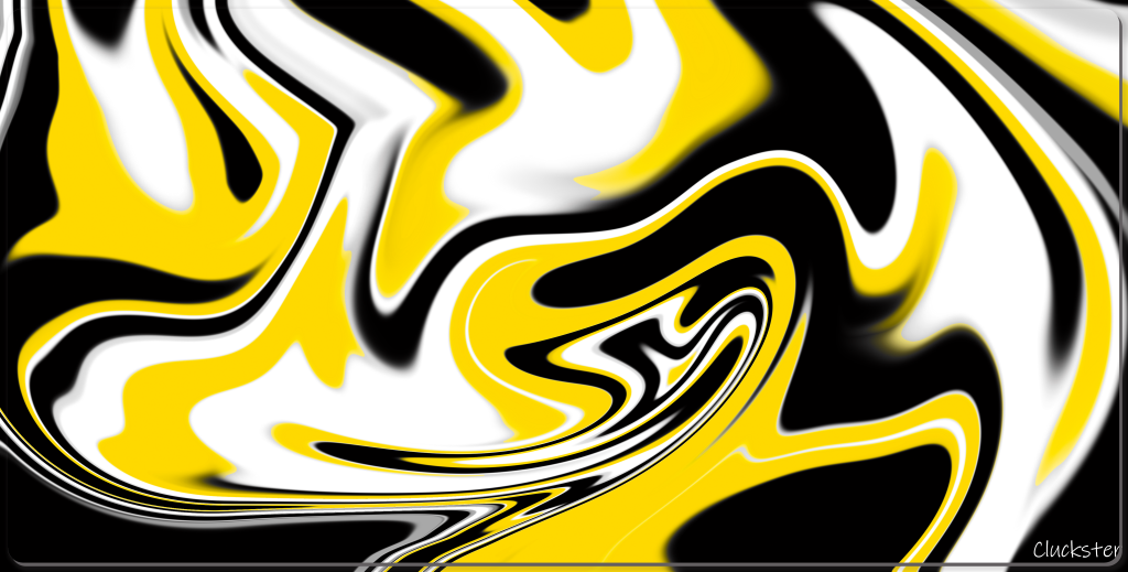 Black & Yelow Swirls XXL Mousepad