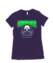 Gas Mask Skull tshirt-women