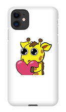 lexxlegion heart giraffe iPhone Phone Cases