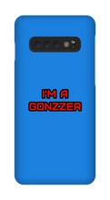 Funda de celular para Samsung con frase roja