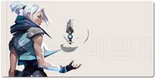 Jett Valorant XXL Gaming Mousepad