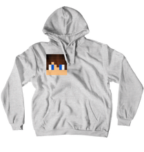 exotictoby minecraft head Hoodie (No-Zip/Pullover)