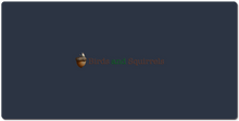 birds_and_squirrels XXL Gaming Mousepad