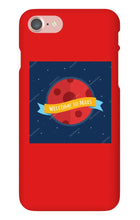 Welcome To mars Iphone case