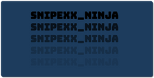 snipexx_ninja XXL Gaming Mousepad