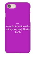 Coffee and Buckets iPhone Phone Case