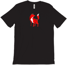 T-Shirt originale con il logo rosso di Atomix dem.