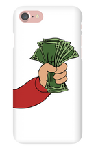 Toma mi dinero iPhone Phone Case White
