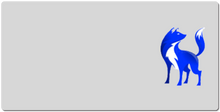 Tappetino XXL con il logo blu di Atomix dem.