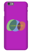 Cookoonoob iPhone Case  (ElizabethCamdenDesign)