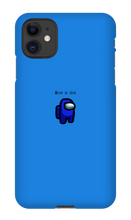 Blue is sus iPhone Phone Cases