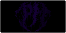 PM Static Purple Logo XXL Mouse Pad