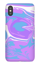 xittlesmousepads iPhone case purple blue