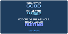 Inhale Quote Deskmat - Dark