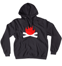 Beach Bonfires Logo Dark Hoodie