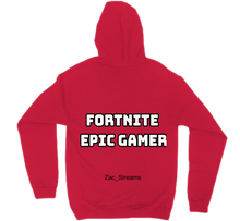 FORTNITE EPIC GAMER (Back) Hoodie - Zac_Streams