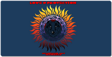 deskmat love and protection blk