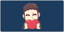 Brian Heart XXL Gaming Mousepad