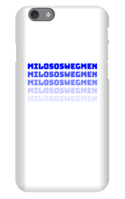 MILOSOSWEGMEN Iphone case (Blue)