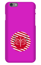 Fae's Xmas iPhone Case Candy Cane Red