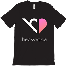 Heckvetica White and Pink Logo T-shirt