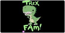 T-Rex Fam (GREEN) XXL Gaming Mousepad