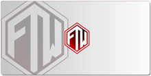 FTW XXL Gaming Mousepad Red/Black Logo