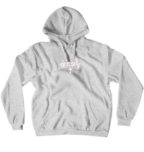 Goth - Hoodie with "density" | White