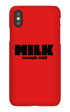 Milk iPhone Phone Cases