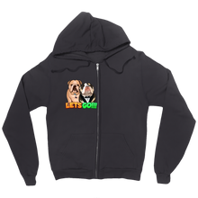 Lets Go! Bulldog Zip-Up Hoodie