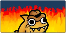 This is fine XXL mousepad