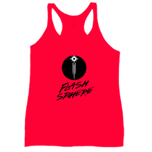 Flash Sphere Black Logo Women Racerback