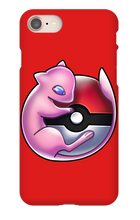 Mew on Pokeball IPhone Cases