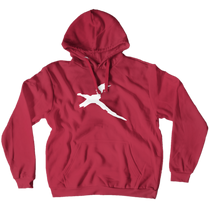 Cat Bird on a Stick White Logo Hoodie