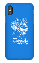 Elizaveta iPhone Cases (White On Color)