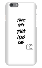 dontforgettotakeoffyourlenscap iPhone Phone Cases