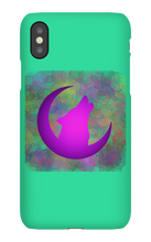 Wolf & Moon Bubbles iPhone Phone Cases