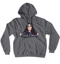 LunaSaren Whitelined Logo Hoodie (No-Zip/Pullover)