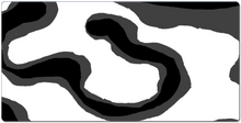 white and black swirl  XXL Gaming Mousepad