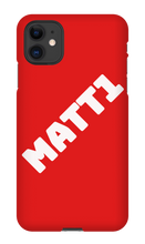 matt1 iPhone Phone Cases