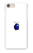 Blue is sus iPhone Phone Cases