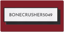 BONECRUSHER5049 logo XXL Gaming Mousepad