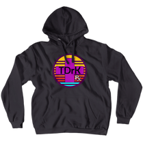 Synthwave Cross Hoodie (No-Zip/Pullover)