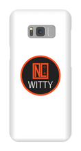 NLWITTY Circle Logo Samsung Phone Case - White