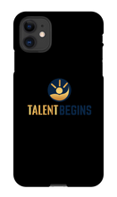 Talent Begins iPhone Case