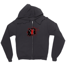 Pull capuche tirette Logo Splash