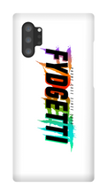 FYDGETTI Black Text Design Samsung Phone Case