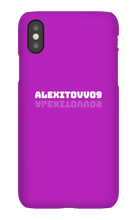 alexitovv09 iPhone texto blanco